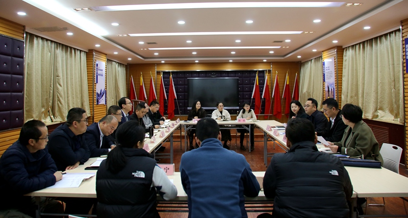 劉勐一行深入陜西地礦區研院開展包聯督導工作